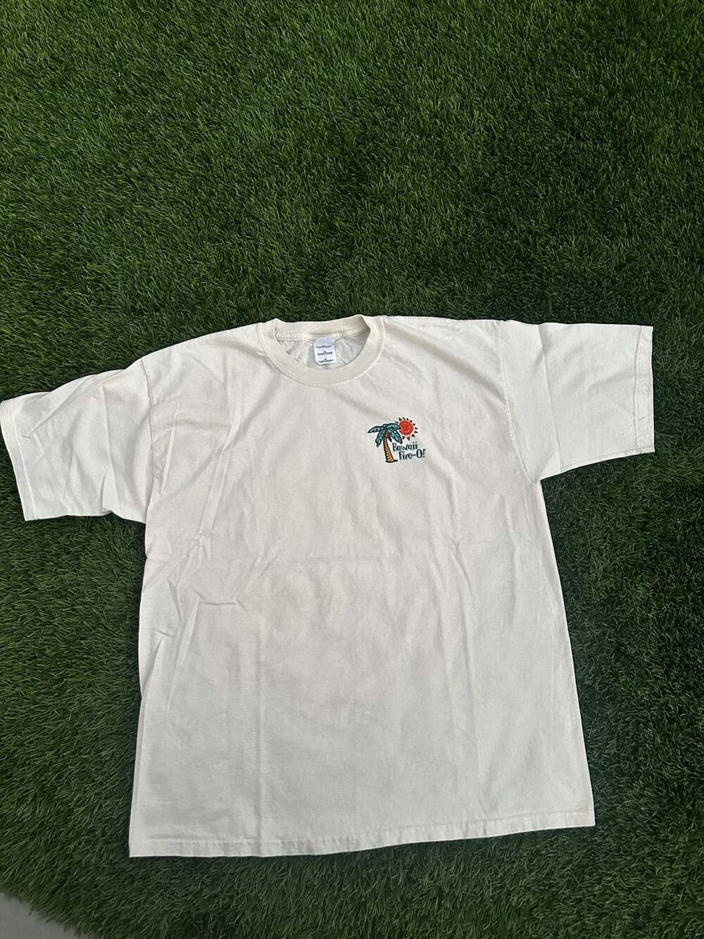 Gildan Hawaii Five-O 2006 Anniversary T-Shirt Size XL White Graphic Tee